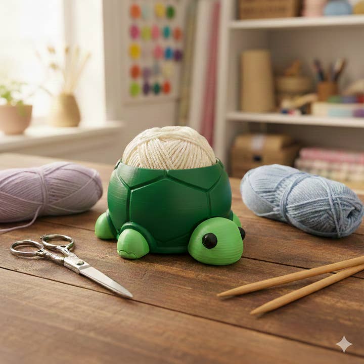 Turtle Yarn Bowl for wholesale by Loops And Layers