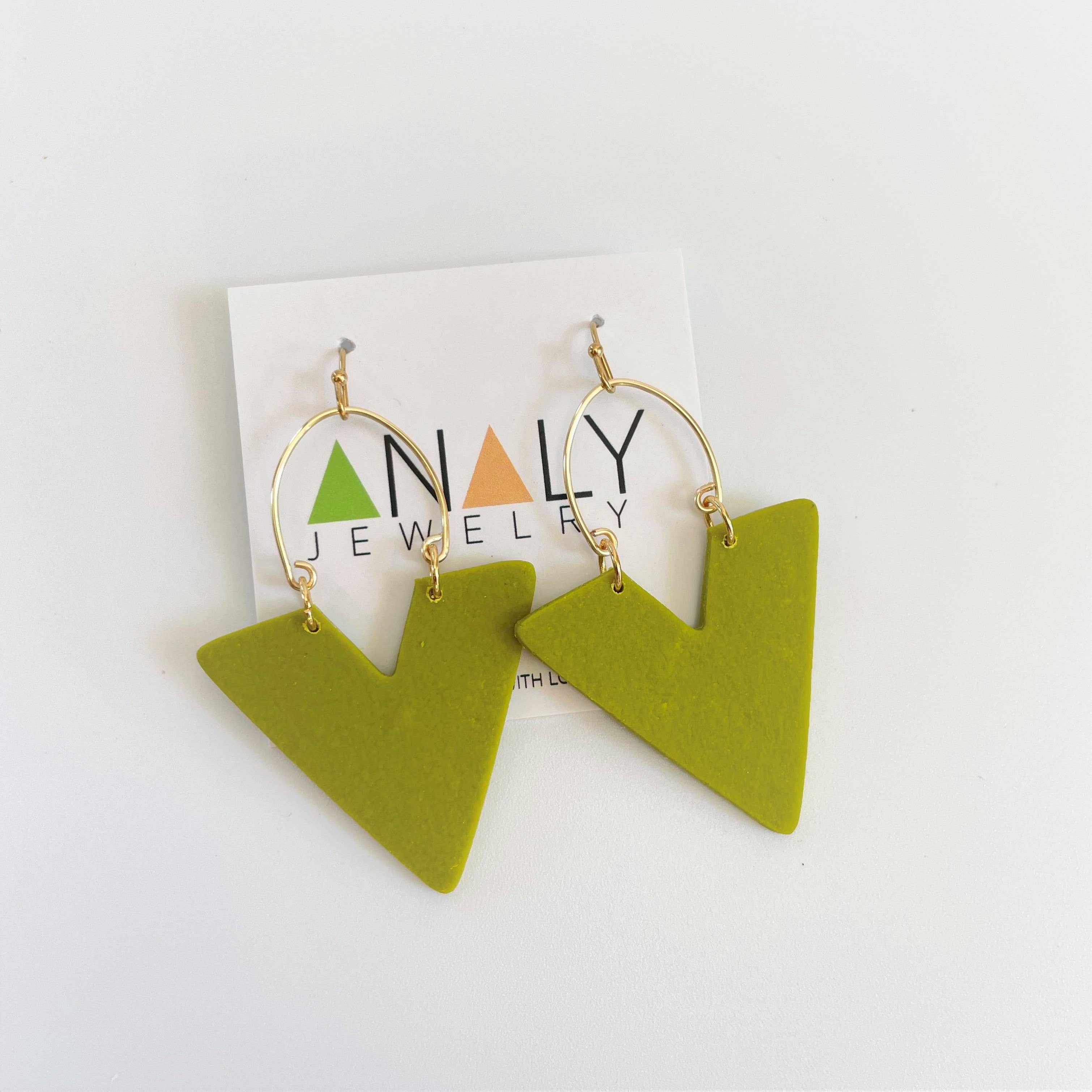 AnalyJewelry - Wholesale Dangle Earrings - Hook Triangle Drop Earrings2