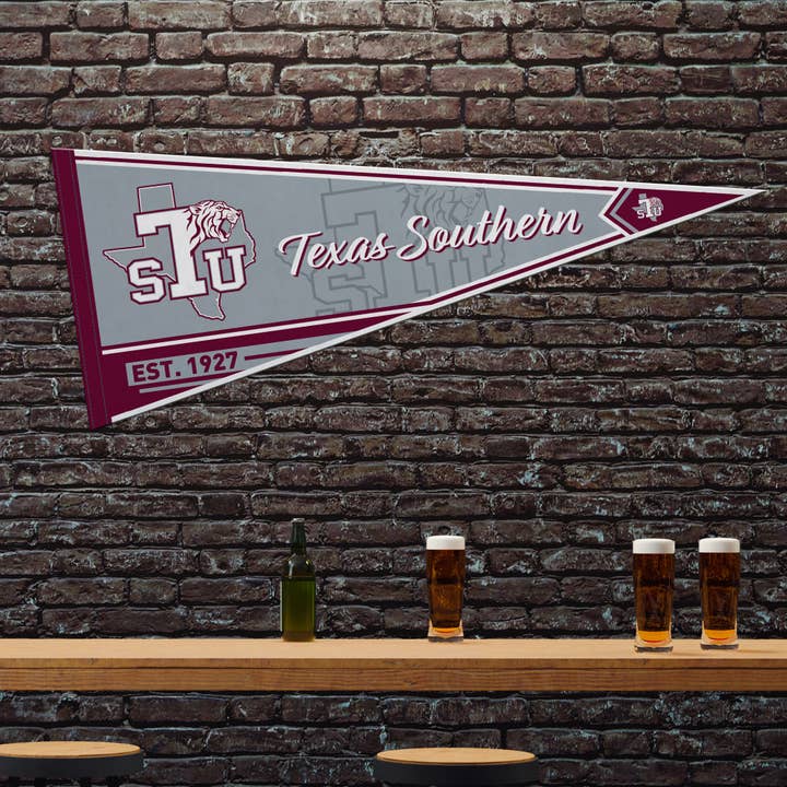 Rico Industries - Wholesale Flag - NCAA Texas Southern Tigers Classic Soft Felt 12X30 Pennant1