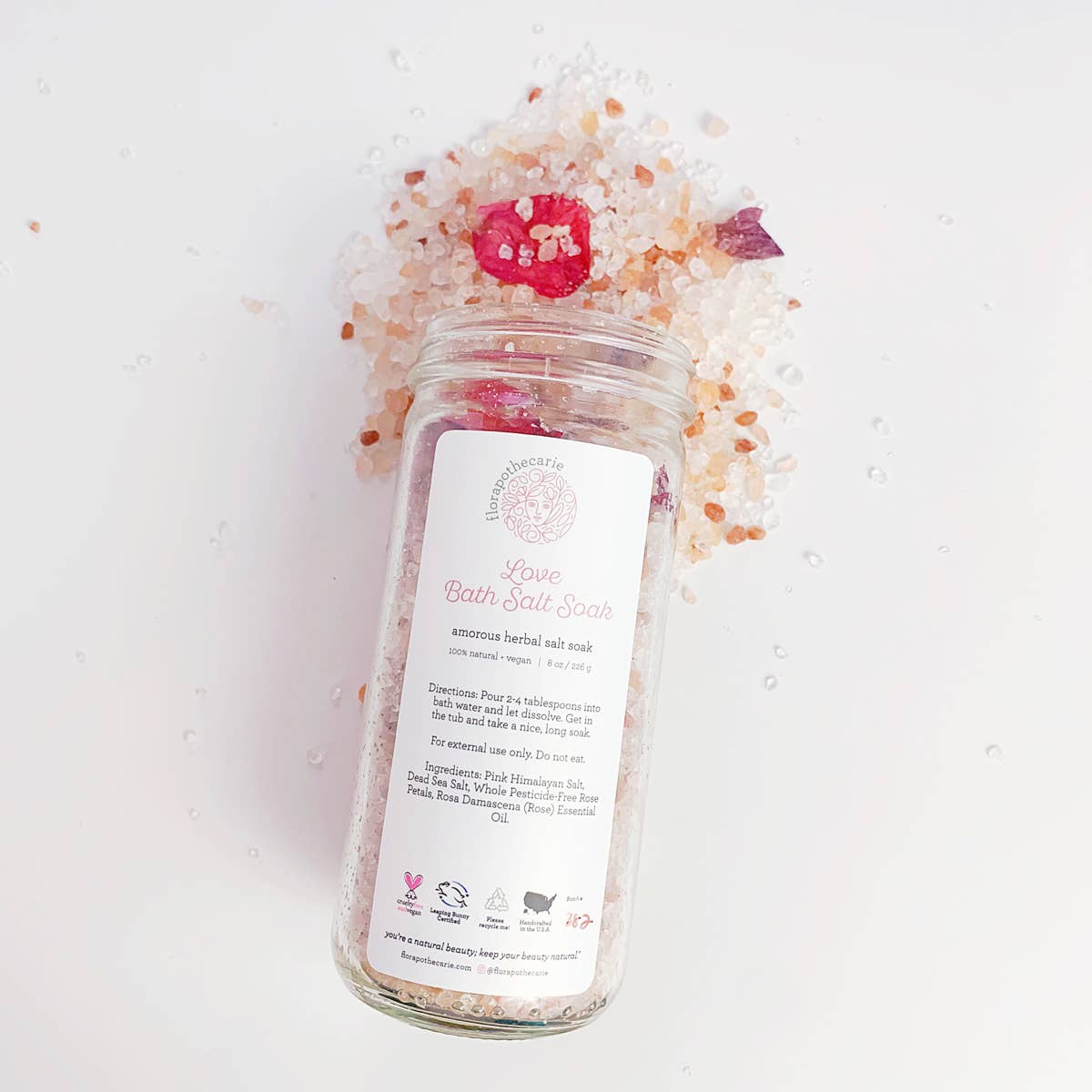 florapothecarie - Wholesale Bath Soak/Milk - Love Floral Bath Salt Soak1