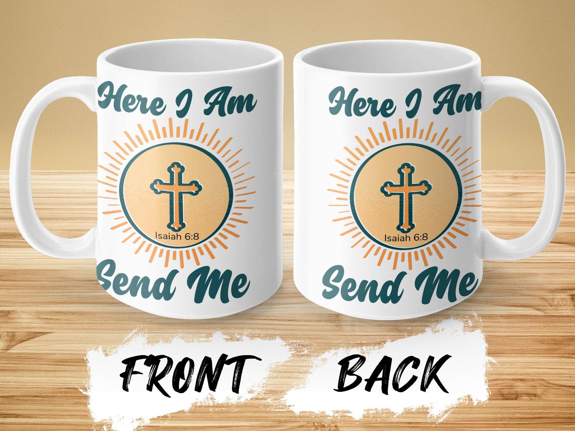FreakyTeeFactory - Wholesale Screen Printed T-Shirt - Women's - Christian T-Shirt Here I Am Send Me, Isaiah 6 8 Scripture Tee, Religious Gift, Faith-Based Clothing, Unisex Bible Verse Shirt23