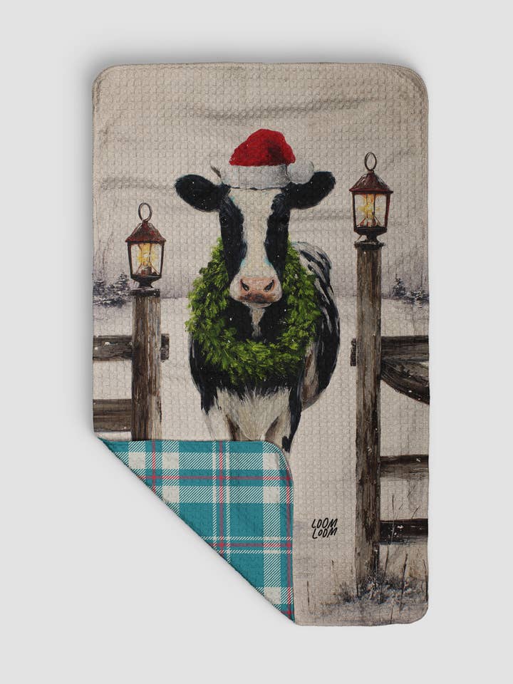 Christmas Cow Reversible for wholesale by Loom Loom