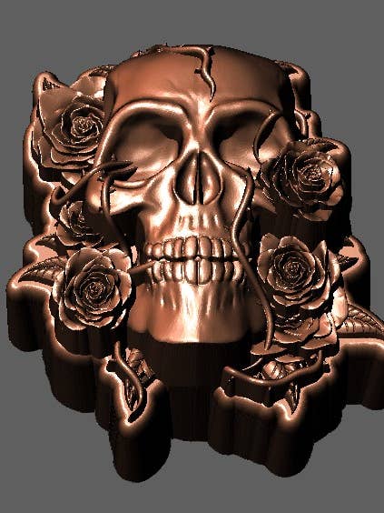 Skull with Roses Bath Bomb Mould
BBHP EXCLUSIVE for wholesale by BBHP Moulds