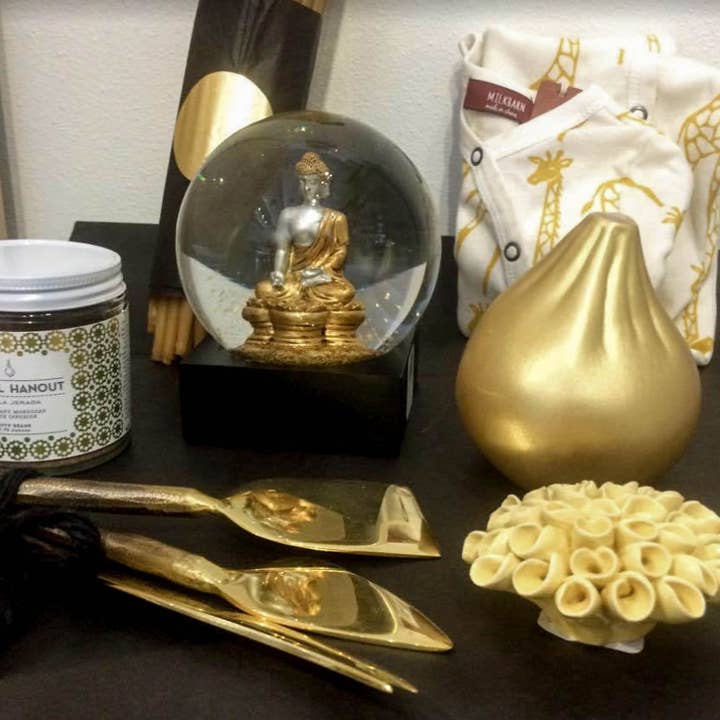 CoolSnowGlobes - Wholesale Snow Globe - Buddha Gold Snow Globe