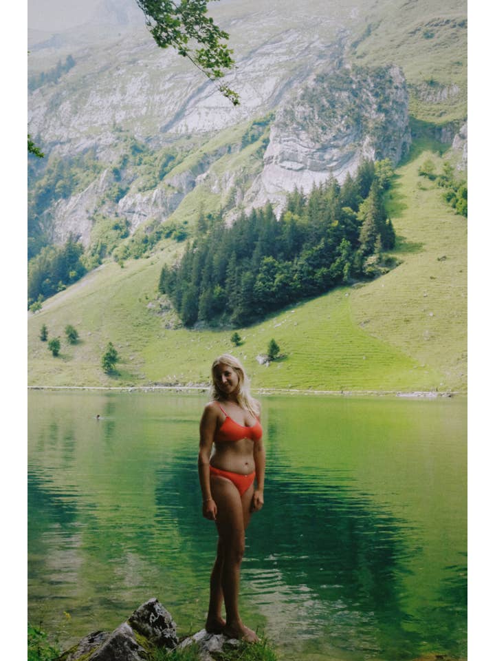 Troo. - Wholesale Swim Bottoms - Women's - Orange Bamboo Bikini5