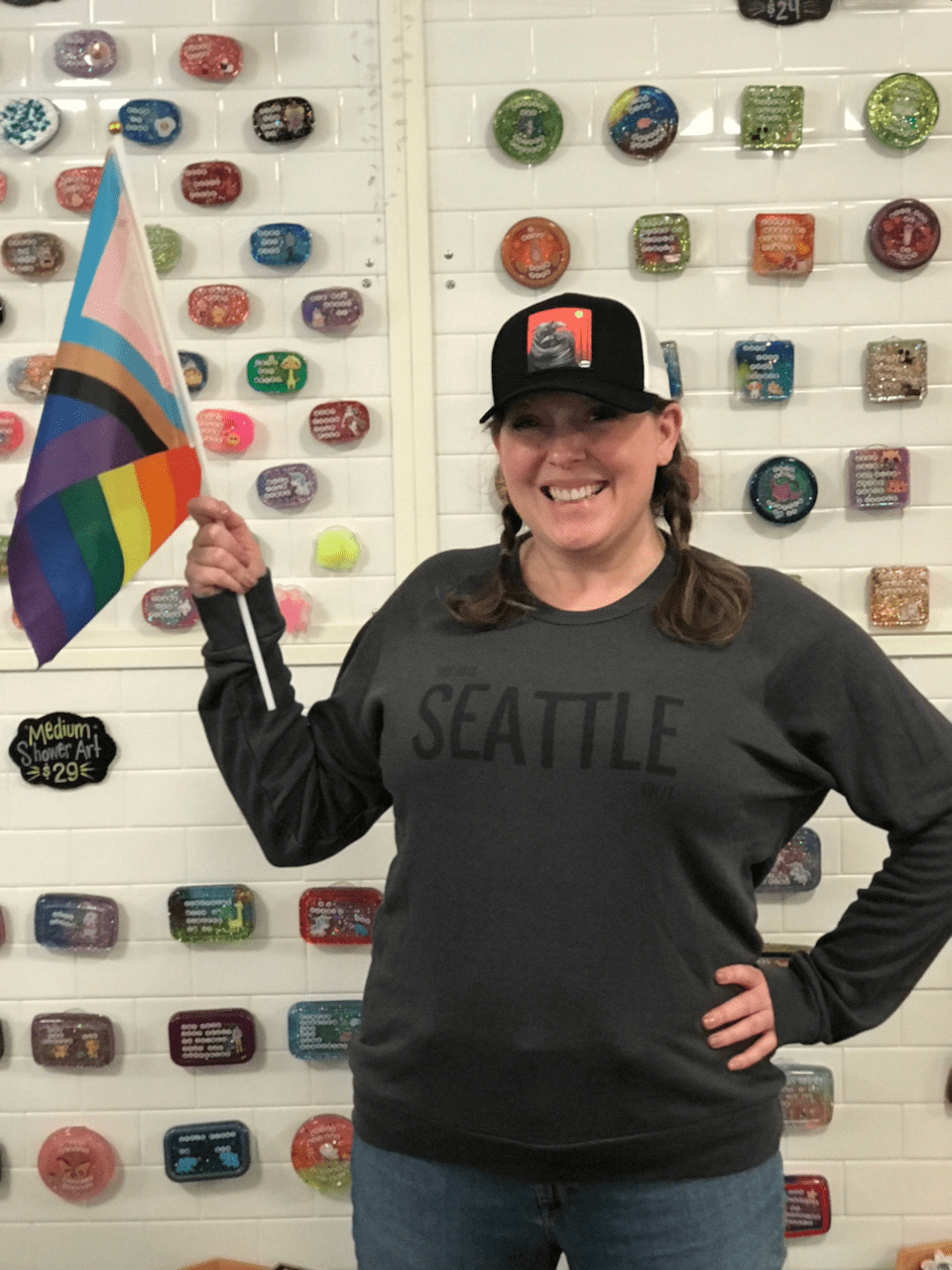 Ugly Baby - Wholesale Graphic Sweatshirt - Women's - French Terry Fleece Sweatshirt - This Says Seattle On It1