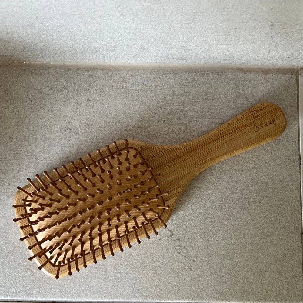 &Keep - Vente Peigne/brosse à cheveux - &Keep Brosse à cheveux en bambou avec palette3