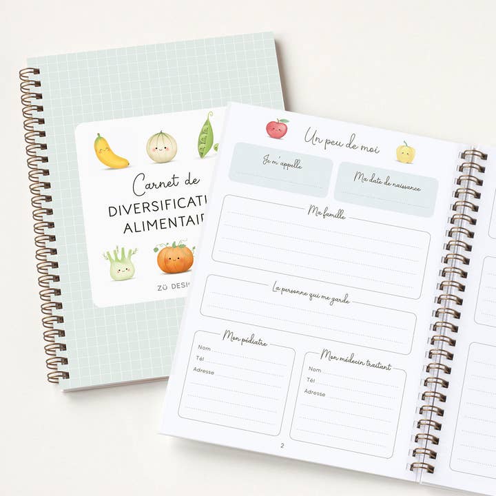 Zü – wholesale Book – Kids – Baby's food diversification record, baby tracking6