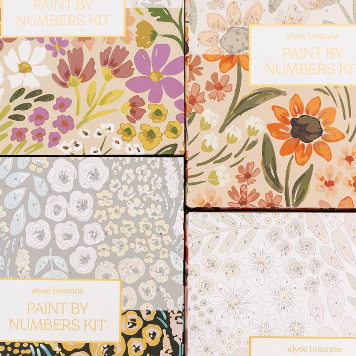 Elyse Breanne Design - Wholesale DIY Craft Kit - Sunny Poppies Paint By Number Kit5