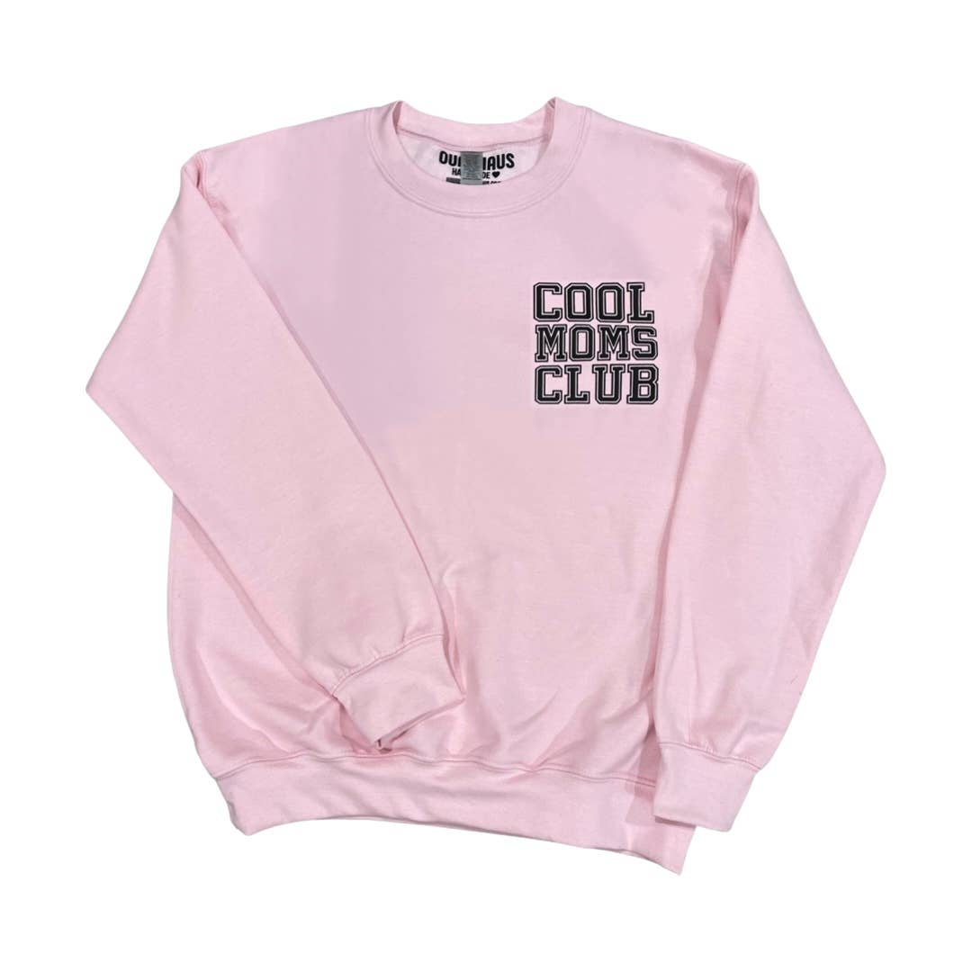 OURHHAUS - Wholesale Graphic Sweatshirt - Women's - Adult Crewneck Sweatshirt COOL MOM CLUB1