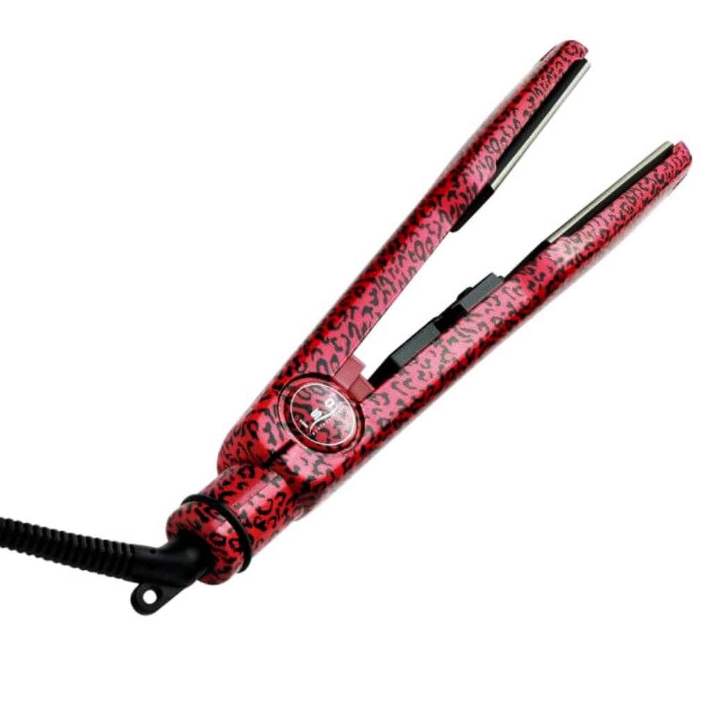 ISO Beauty - Wholesale Straightener/Flat Iron - ISO Beauty Omega Pink Leopard Titanium Flat Iron3