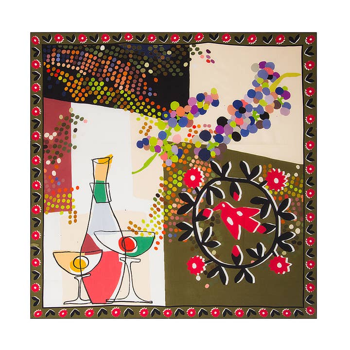 ANI - Wholesale Scarf - Women's - YARA - Silk Printed Scarve0