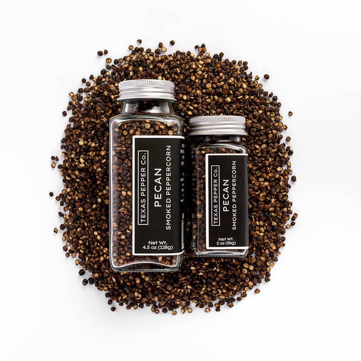 Pecan Røget Peberkorn for engroshandel hos Texas Salt Co