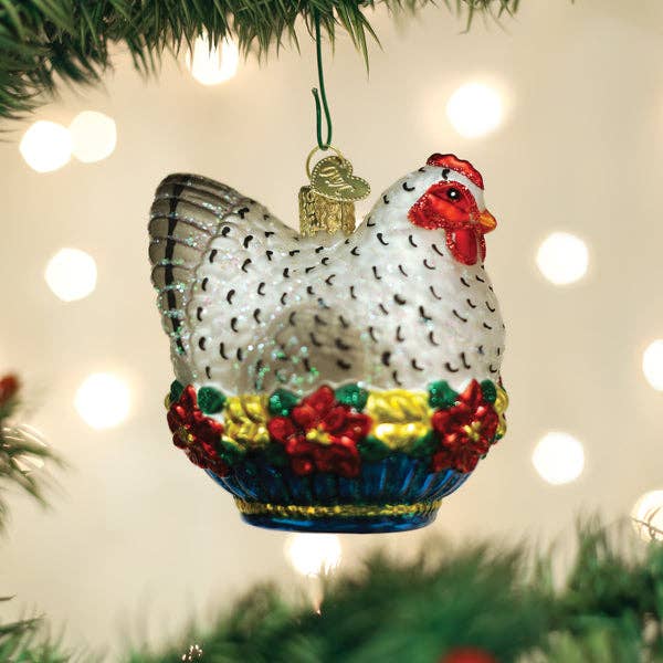 Old World Christmas - Wholesale Ornament - French Hen Ornament