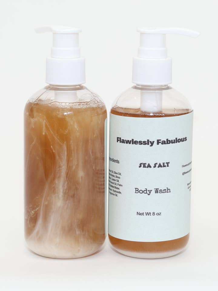 GEL DOUCHE AU SEL DE MER pour la vente par Flawlessly fabulous