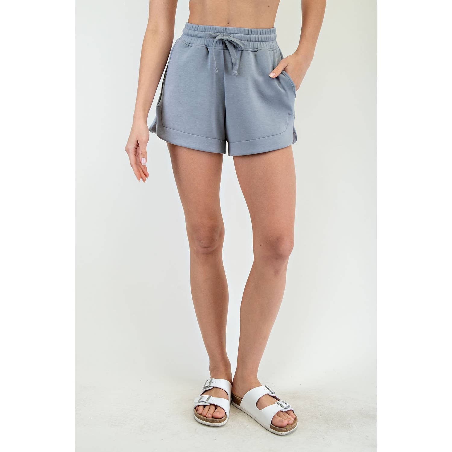 Rae Mode - Wholesale Athletic Shorts - Women's - MODAL SCUBA SHORT PANTS11