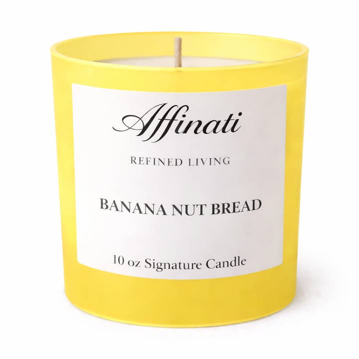 Vela Assinatura de Pão de Banana com Nozes por atacado de Affinati