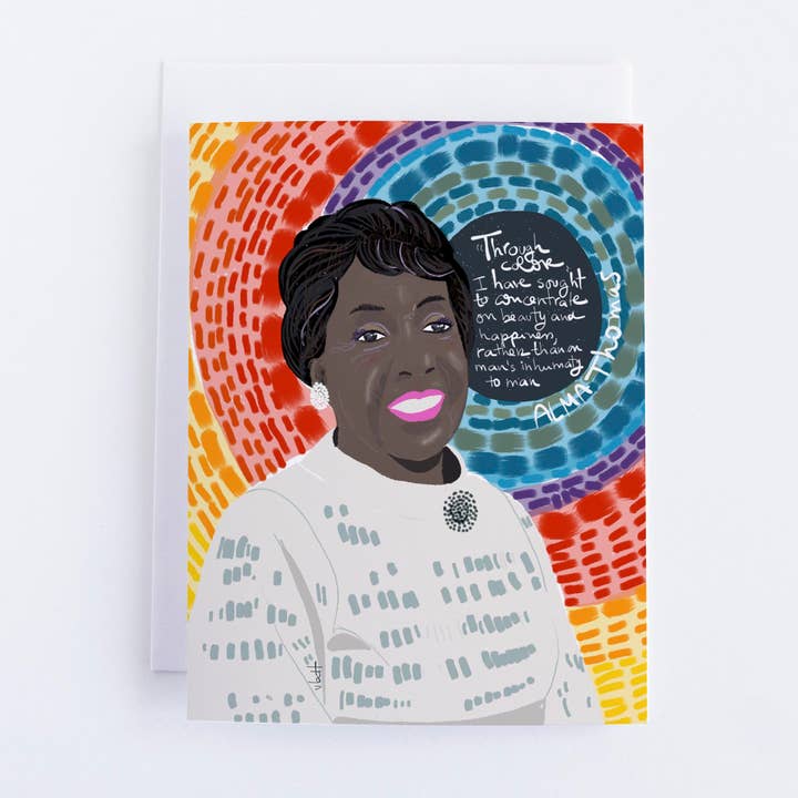 Retrato de Alma Thomas para venta al por mayor de Violet Red Studio