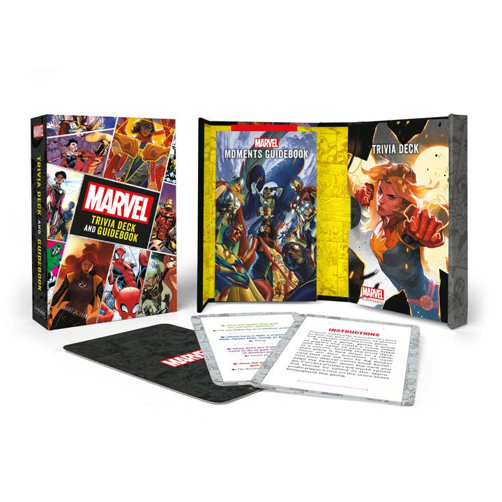 Marvel: Trivia Deck and Guidebook for wholesale by Hachette Book Group