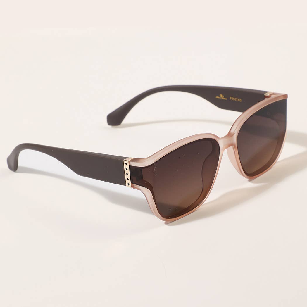  ASSORTED COLOR Semi-Transparent Frame Design Fashion Sunglasses for wholesale on Faire7