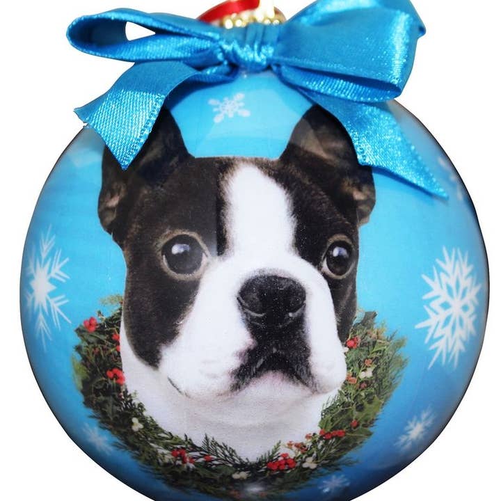 Boston Terrier Boule Ornement pour la vente par E&S Pets