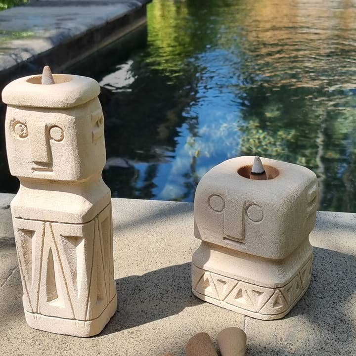 CONE INCENSE BURNER SQUARE for wholesale by Bali and co