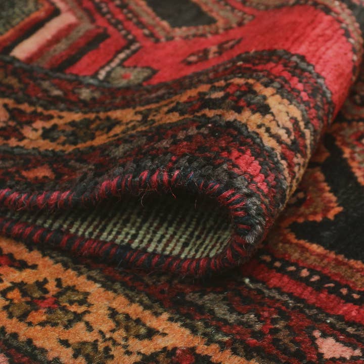 Noori Rug - Wholesale Area Rug - Fine VTG Tracey Red/Beige Runner, 3'4" x 9'6"2