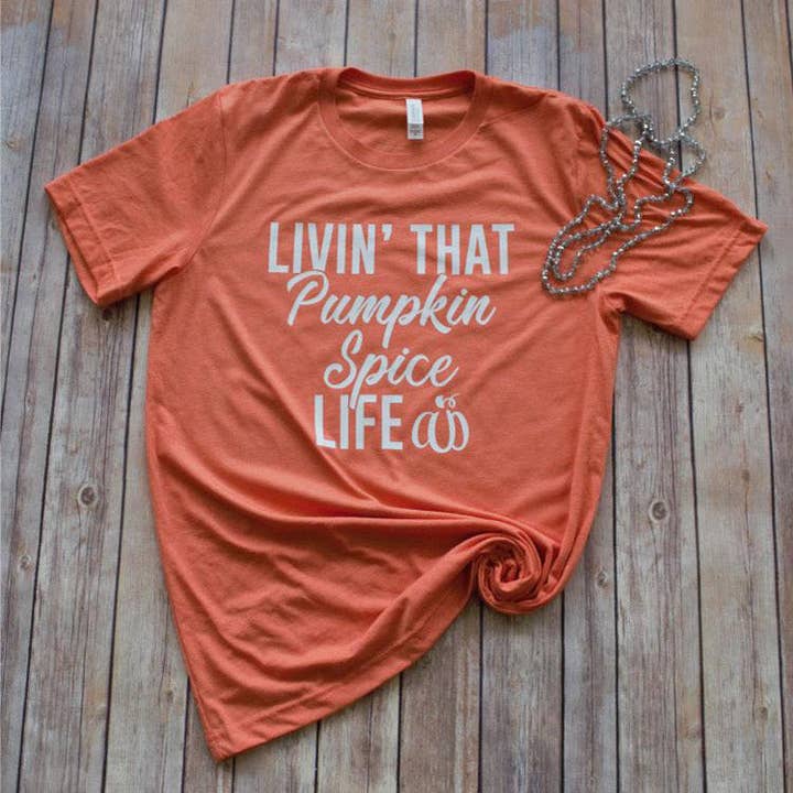 Pumpkin Spice Life Tee for wholesale by Sweet Caroline Boutique
