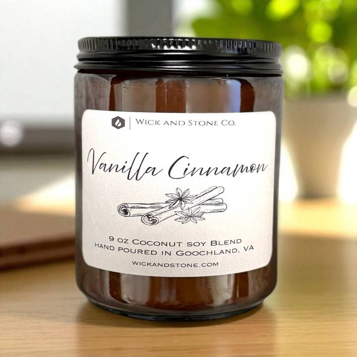 Unbranded (No label) Candles for wholesale by Wick and Stone Candles