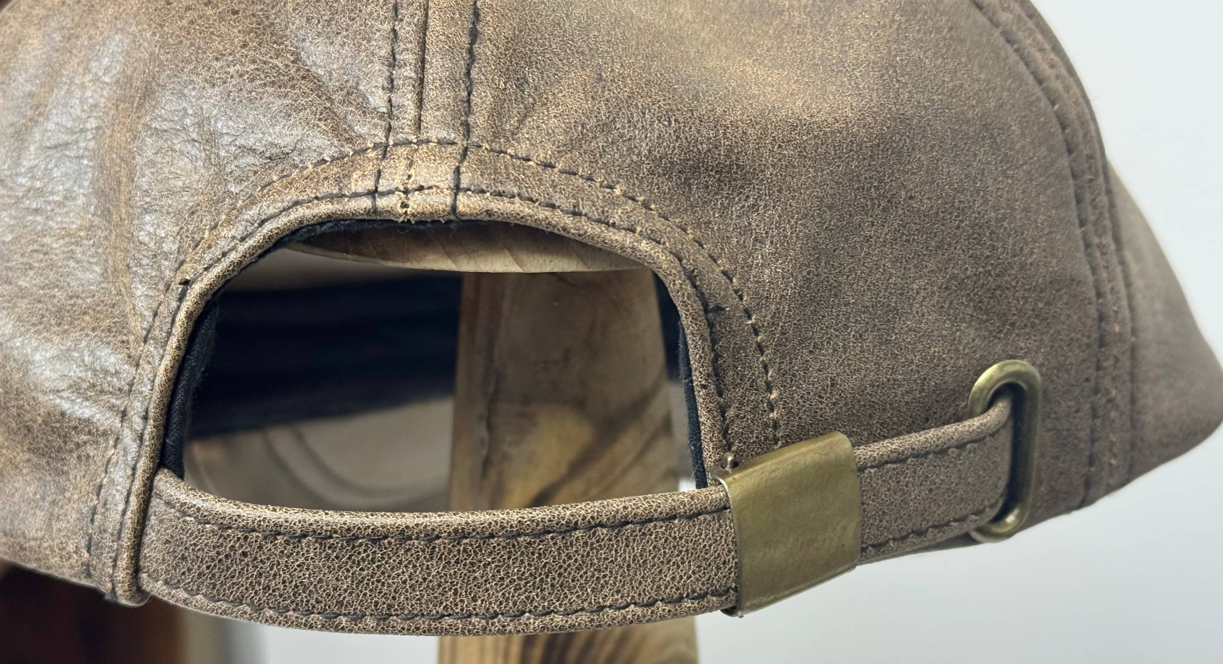 Lesa collection inc - Wholesale Baseball Cap - Unisex - Genuine Cowhide Br Leather Baseball Cap, Adjustable  Unisex 4