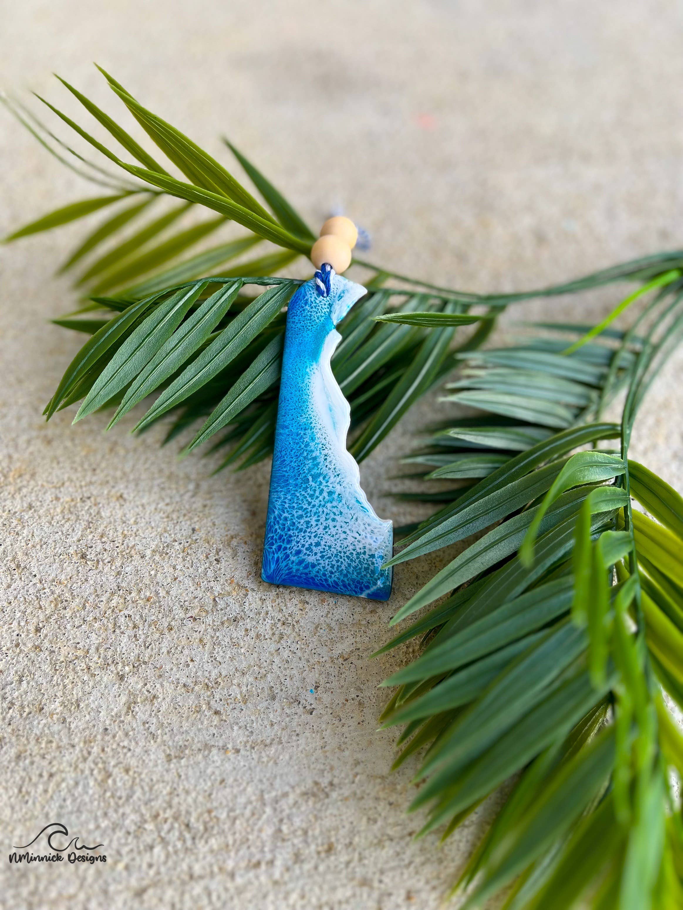 NMinnick Designs - Wholesale Ornament - Delaware Beach Ornament1