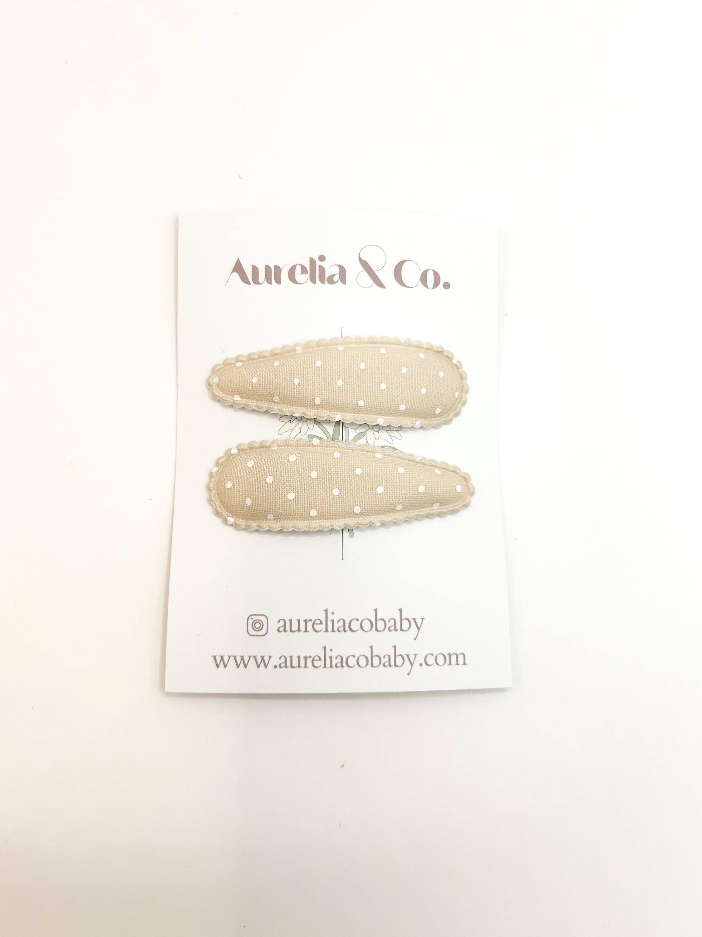 Aurelia & Co. Baby - Wholesale Hair Clip - Kids - Neutral Floral Barrettes for Children0