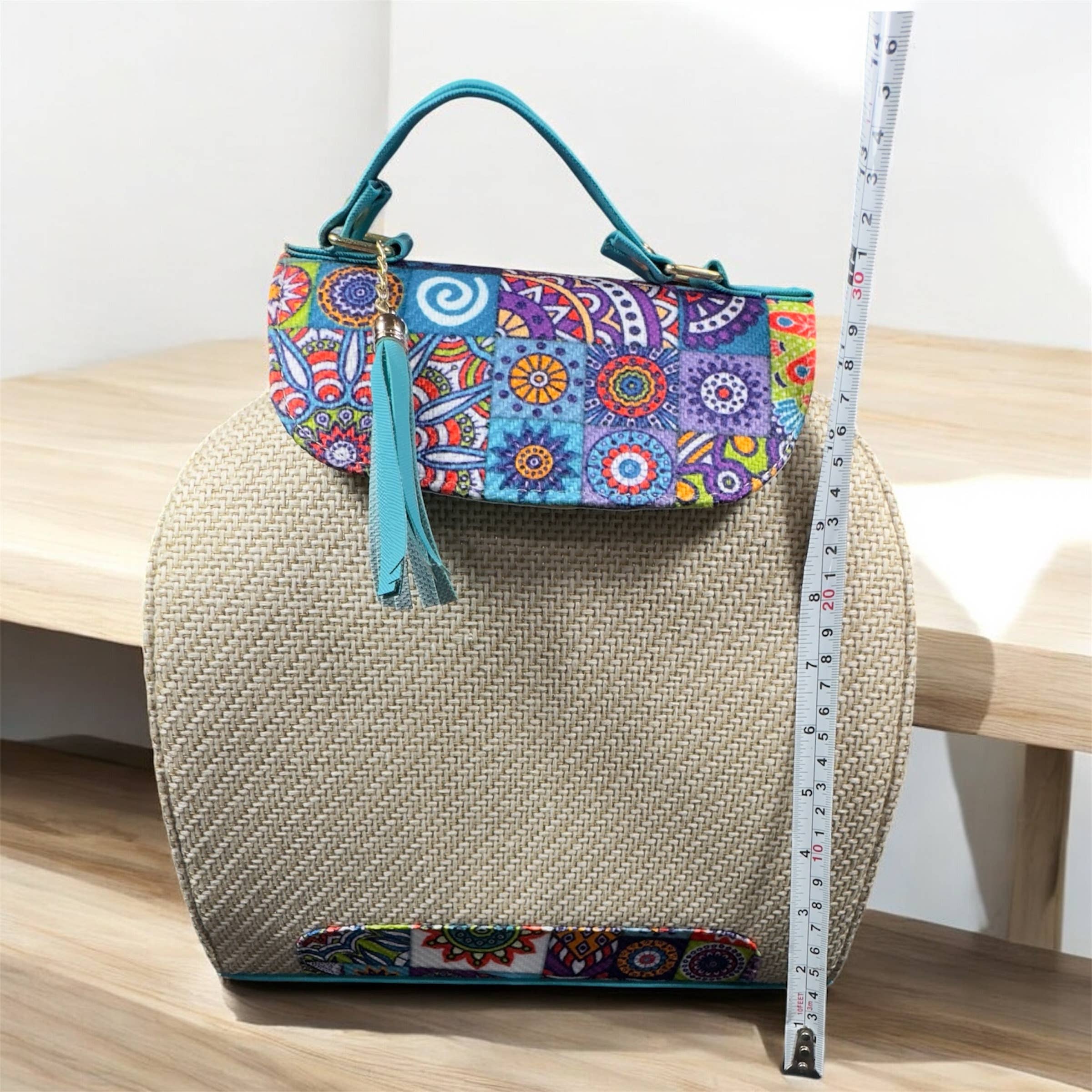 GMCE Global Trading, LLC - Wholesale Backpack - Women's - Handmade Mexican Backpack Jute Inner Pocket6