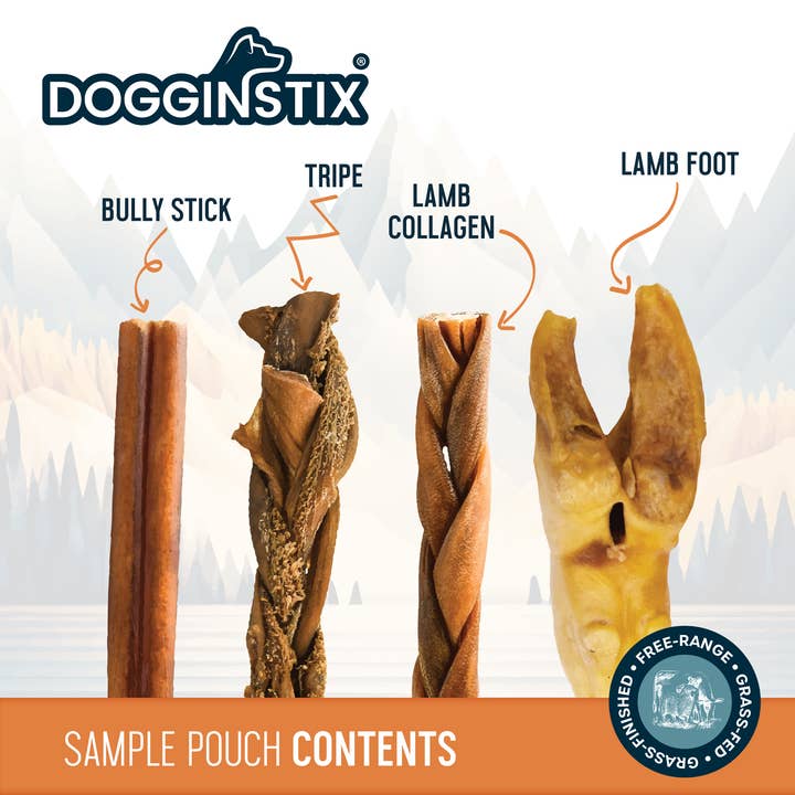 Sample Pack (Limit 1 Per Customer) for wholesale by Dogginstix