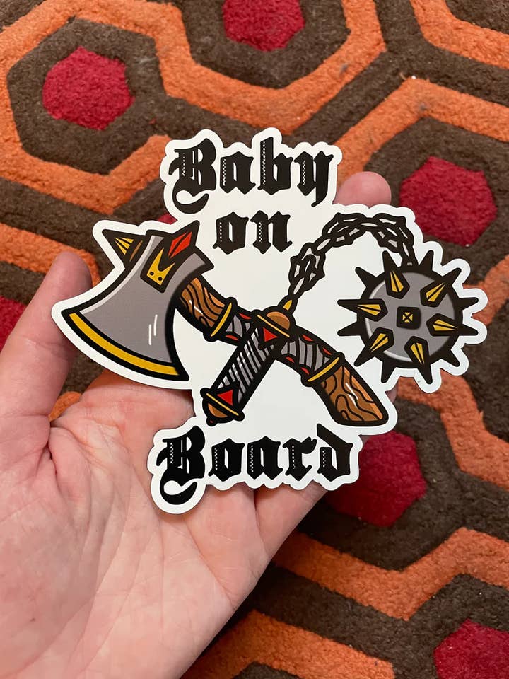 Baby on Board Magnet - Tough for wholesale by KWT Designs