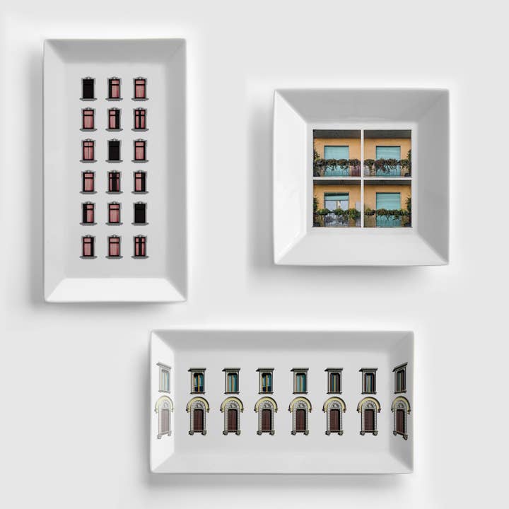 The Courtyard Window set van 3 gezaagd porseleinen deuren #5 voor wholesale door Vito Nesta Grand Tour