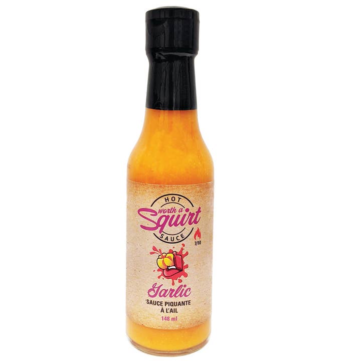 Worth A Squirt Garlic Hot Sauce for wholesale by MSH NATION