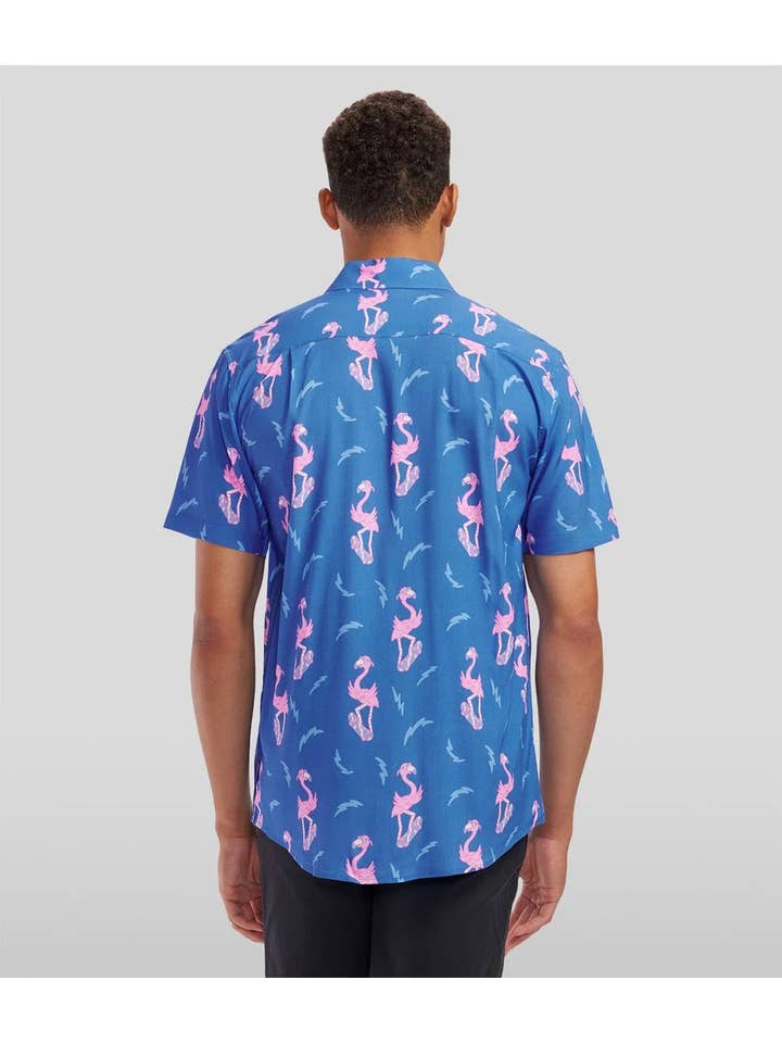 Tipsy Elves - Wholesale Button Down Shirt - Men's - Board of Paradise Hawaiian Shirt - Men's Summer Button Down2