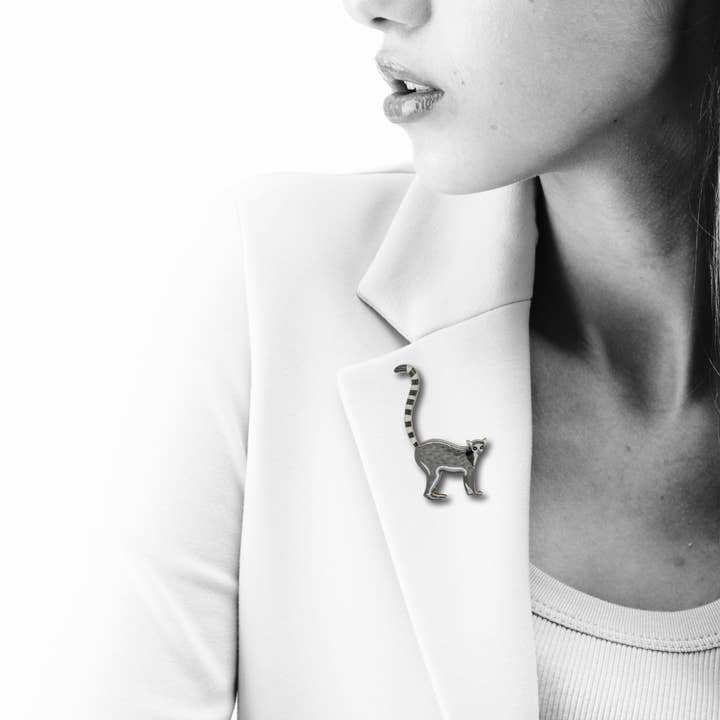 Broche de lémur de cola anillada para venta al por mayor de Selatan