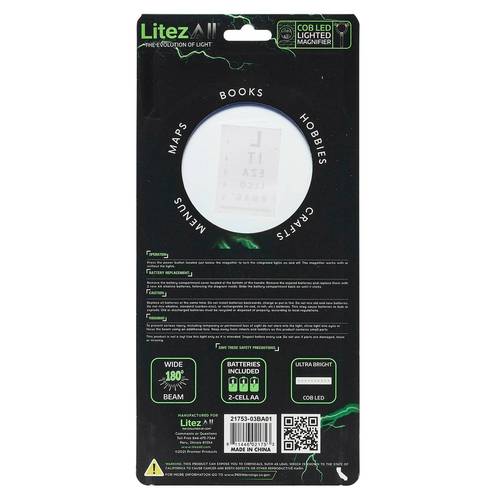 LitezAll - Wholesale Magnifying Glass - LitezAll COB LED Lighted Hand Held Magnifying Glass16