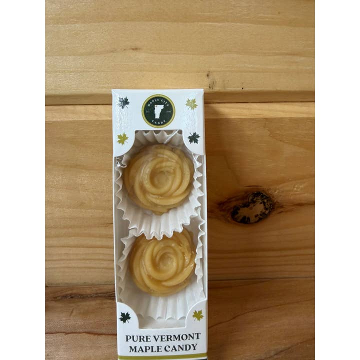 Maple City Candy - Wholesale Hard Candy - Pure Vermont Maple Candy- 2 Pieces Roses