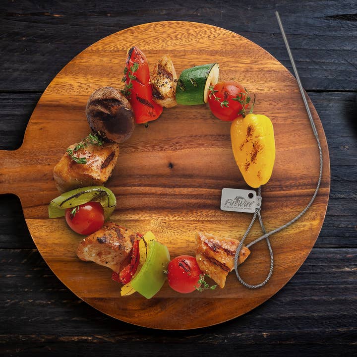 Brainstream - Wholesale Kitchen Tool/Gadget - FireWire/set of 2/flexible grill skewer0