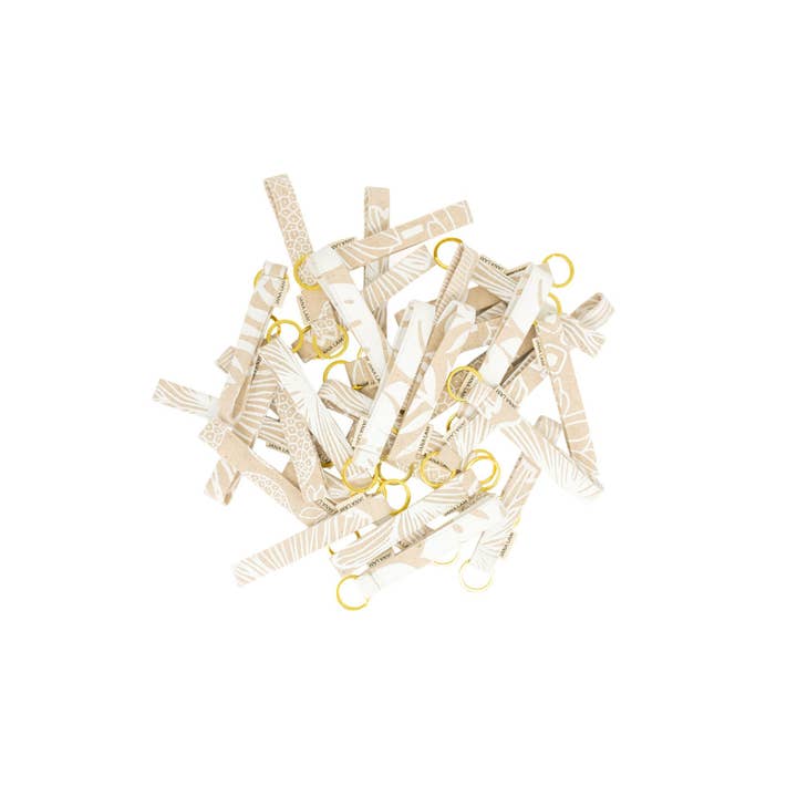 Portachiavi Grande • Collezione Bianca • Stampa a Sorpresa per la vendita all'ingrosso da parte di Jana Lam