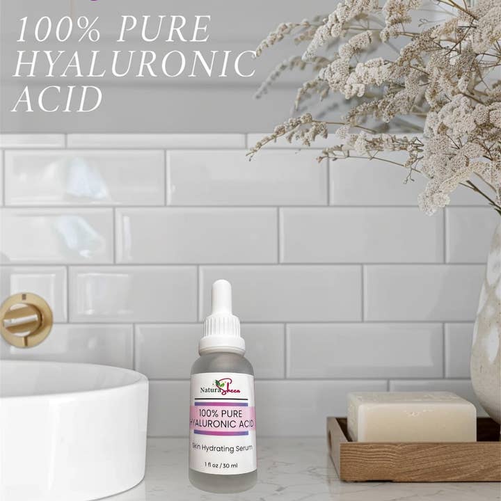 NaturaSheen Skin Care - Wholesale Facial Serum/Concentrate - 100% PURE HYALURONIC ACID. Skin Hydrating Serum4