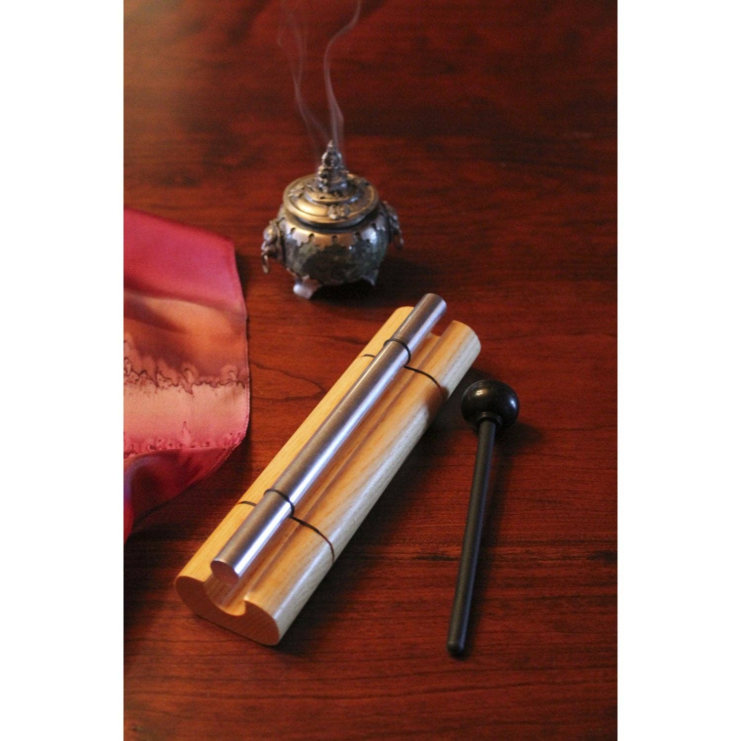 Woodstock Chimes - Wholesale Meditation Supplies - Woodstock Zenergy® Chime - Solo, Silver1