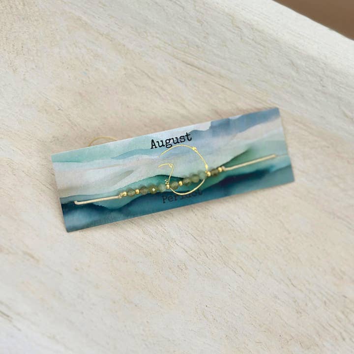 Picki Nicki - Vendita all'ingrosso Parure di gioielli - Braccialetto Birthstone, set di pietre preziose su carte17