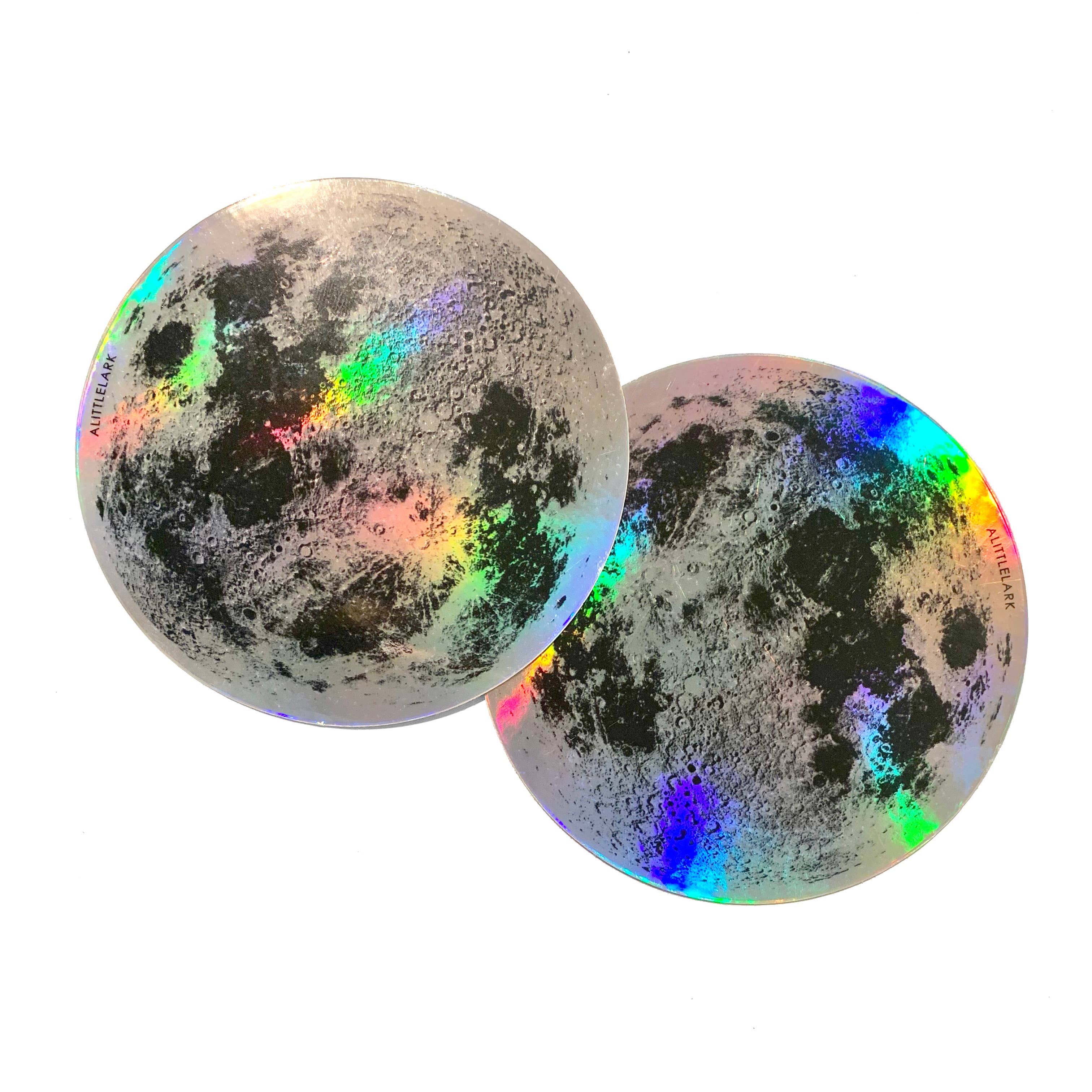Little Lark - Wholesale Sticker - Hologram Moon Stickers0