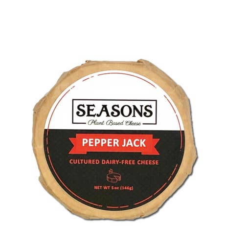 Pepper Jack for wholesale by Seasons Plant Based Cheese