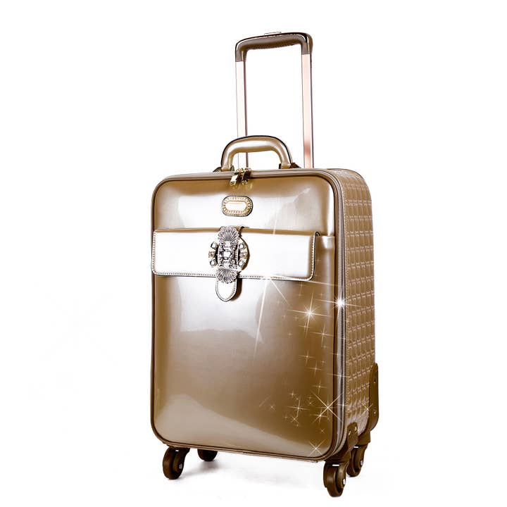 Brangio (Italy) Company Inc. - Wholesale Luggage - Brangio Italy Regal Lionhead Carry-On Spinner Suitcase