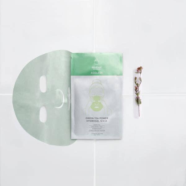 SkinfoodNZ - Wholesale Skincare Face Mask - AGELESS GREEN TEA POWER HYDROGEL MASK2